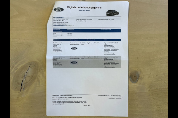 Ford Mustang Mach-E Extended RWD 98 kWh|94% SOH|TREKH|PANO|MEMORY|LEDER|B&O|ACC|360+V+A-CAMERA|CARPLAY|STOEL+STUURVERW|NL|NAP|