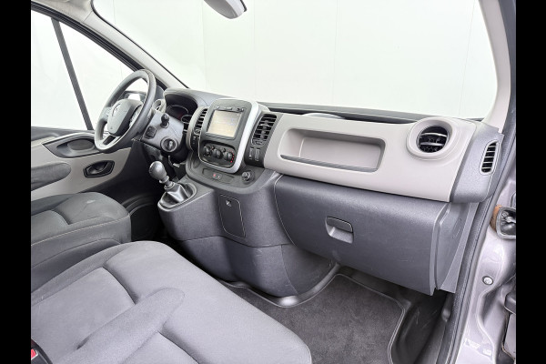 Renault Trafic 1.6dCi T29 L2H1 3-Persoons Trekhaak Euro 6 Navi Airco Cruise Control Bluetooth Pdc Comfort Regen-Lichtsensor Betonplex Vloer Lat om Lat Wandbetimmering Schuifdeur 2.000KG Trekgewicht Origineel Nederlandse Auto