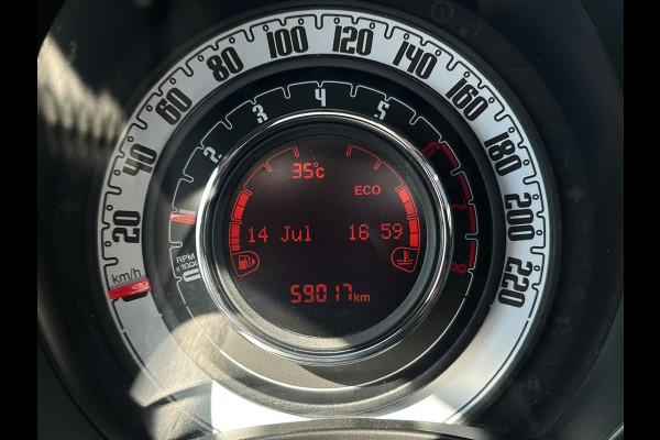 Fiat 500C 0.9 Turbo Sport Cabrio, Airco, Bluetooth, Cruise, Navi, PDC, NAP