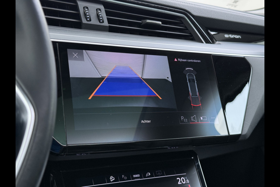 Audi e-tron 55 408PK Quattro Advanced Edition Plus 95kWh SOH 92% Panoramadak Adap.Cruise Camera Leder+Verwarmd Navi Apple Carplay Android Au Elek.Achterklep Privacy Glas Lmv 20" Led Pdc Elek.Stoelen+Memory DAB Origineel Nederlandse Auto