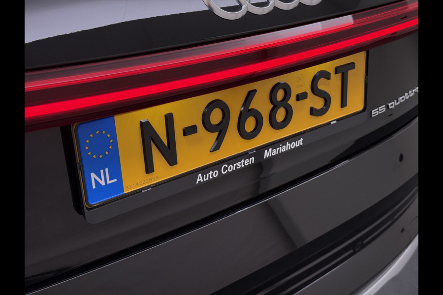 Audi e-tron 55 408PK Quattro Advanced Edition Plus 95kWh SOH 92% Panoramadak Adap.Cruise Camera Leder+Verwarmd Navi Apple Carplay Android Au Elek.Achterklep Privacy Glas Lmv 20" Led Pdc Elek.Stoelen+Memory DAB Origineel Nederlandse Auto