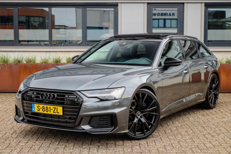 Audi A6 Avant 45 2.0TFSI Quattro S line Edition 245pk Automaat! 1e|Panoramadak|Virtual Cockpit|Leder|HD Matrix LED|Black|Trekhaak