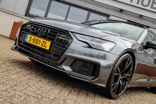 Audi A6 Avant 45 2.0TFSI Quattro S line Edition 245pk Automaat! 1e|Panoramadak|Virtual Cockpit|Leder|HD Matrix LED|Black|Trekhaak