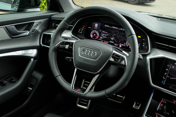 Audi A6 Avant 45 2.0TFSI Quattro S line Edition 245pk Automaat! 1e|Panoramadak|Virtual Cockpit|Leder|HD Matrix LED|Black|Trekhaak