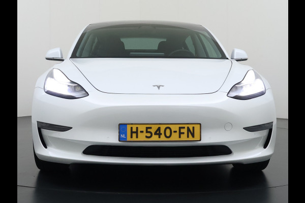 Tesla Model 3 Performance 513PK AWD **FSD** Panoramadak Navi Camera's Leder Stoelverwarming Navi Ecc Adap.Cruise Pdc Led Lmv 20" Google-Maps Elek.Stoelen+Memory Remote App Bediening Premium Audio