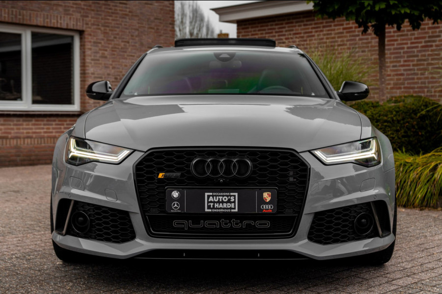 Audi RS6 Avant 4.0 TFSI Quattro Performance Pro Line Plus Keramisch Pano Carbon B&O 360 Camera 21'' WF
