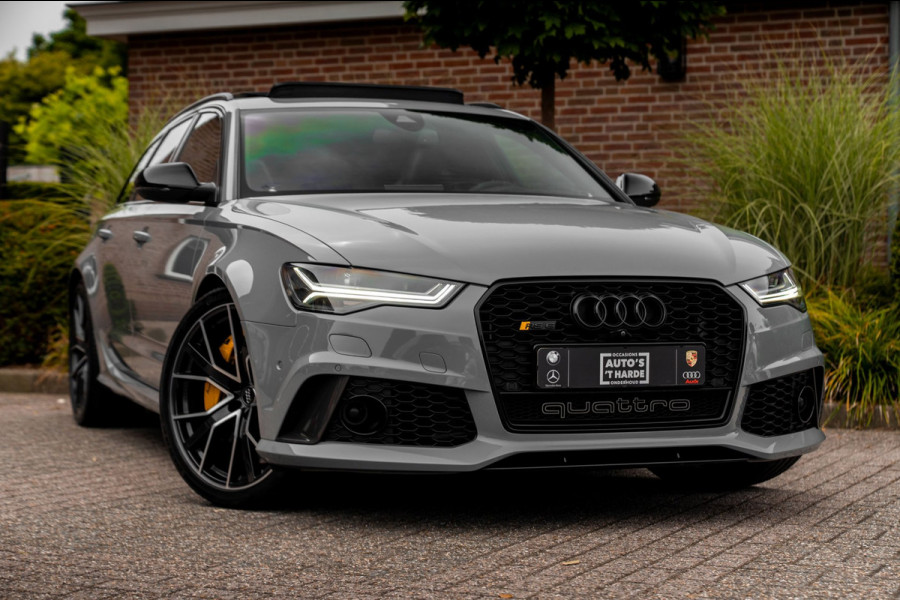 Audi RS6 Avant 4.0 TFSI Quattro Performance Pro Line Plus Keramisch Pano Carbon B&O 360 Camera 21'' WF