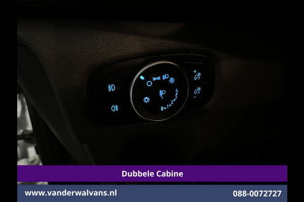 Ford Transit Custom 2.0 TDCI 130pk Automaat L2H1 Dubbele cabine Euro6 Airco | 6-Zits | Camera | Navigatie | LED Apple Carplay, Android Auto, Cruisecontrol, Stoelverwarming, Verwarmde voorruit, Trekhaak, Parkeersensoren, Achterklep