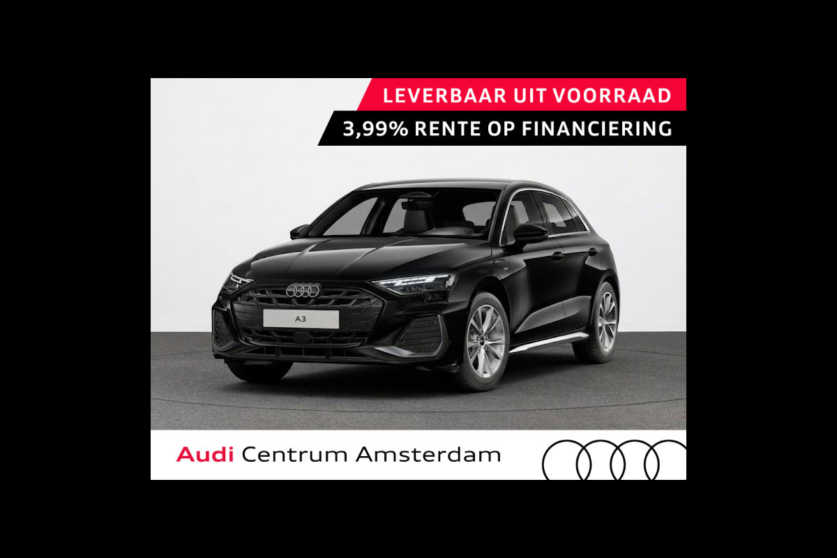 Audi A3 Sportback S edition 40 TFSI e 204 pk | Assis.pak Driving+Parking plus | Warmtewerend glas donker tint | Adaptive Cruise Control | Ambient sfeerverlichting |