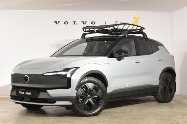 Volvo EX30 Cross Country 428PK Twin Performance Ultra AWD / Cross Country Experience-pakket/ Adaptieve cruise control/ Panoramadak/ BLIS/ Parkeersensoren met 360 camera / Getint Glas / Stoel en stuurwielverwarming / Elektrische stoelen / Apple carplay / Elektrische achterklep / Keyless entry