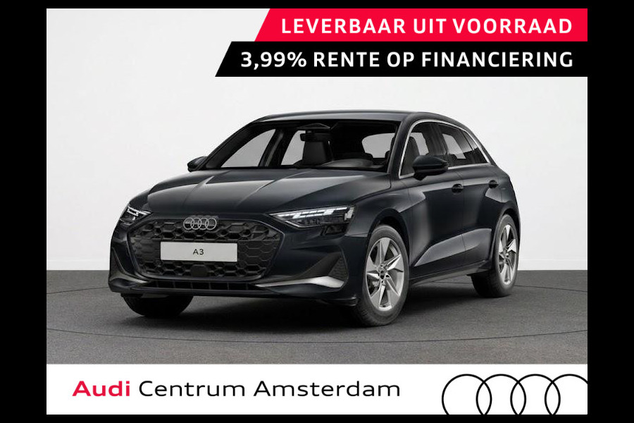 Audi A3 Sportback Advanced edition 30 TFSI 116 pk | Assis.pak Driving+Parking plus | 17 inch lichtmetalen velgen | Elektrisch verstelbare en verwarmbare buitenspiegels | Sportstoelen |