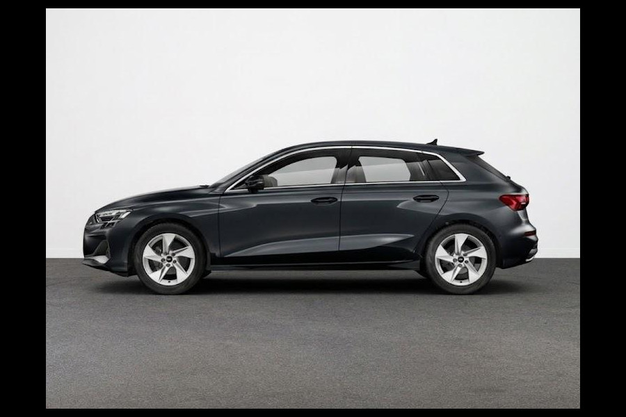 Audi A3 Sportback Advanced edition 30 TFSI 116 pk | Assis.pak Driving+Parking plus | 17 inch lichtmetalen velgen | Elektrisch verstelbare en verwarmbare buitenspiegels | Sportstoelen |