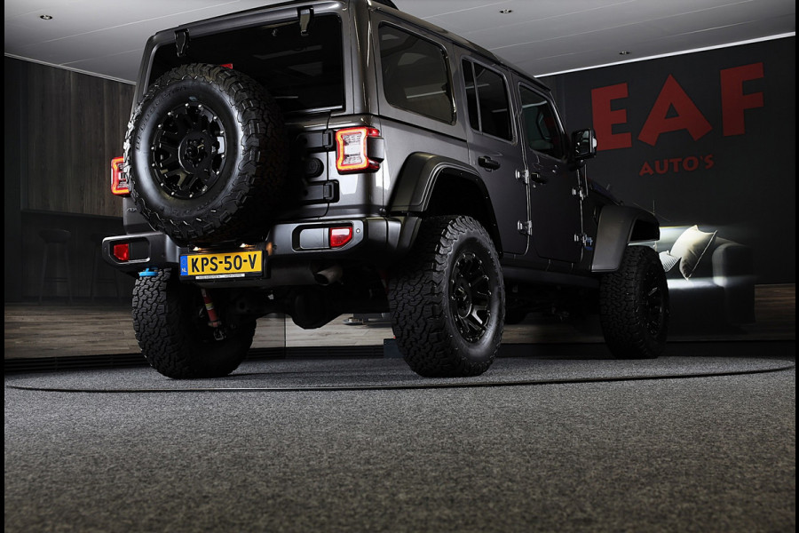 Jeep Wrangler UNLIMITED 4xe 380 RUBICON Sky One Touch / Verhoogd / 360 Camera / Leder / Acc / Leder / Navi / Led / Pdc / 17 Inch