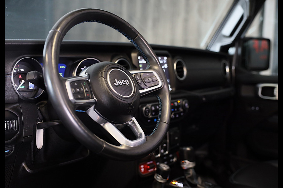 Jeep Wrangler UNLIMITED 4xe 380 RUBICON Sky One Touch / Verhoogd / 360 Camera / Leder / Acc / Leder / Navi / Led / Pdc / 17 Inch