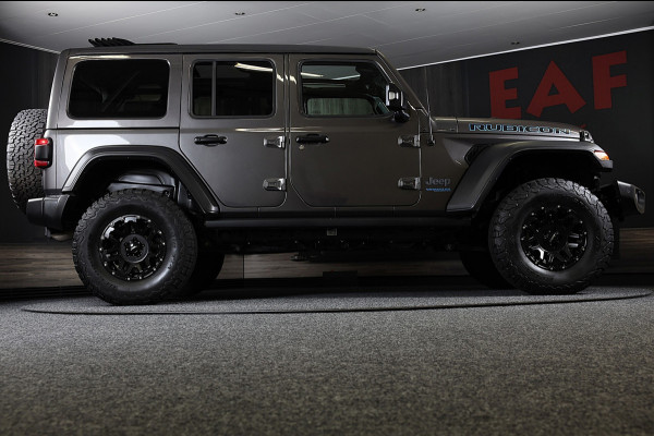 Jeep Wrangler UNLIMITED 4xe 380 RUBICON Sky One Touch / Verhoogd / 360 Camera / Leder / Acc / Leder / Navi / Led / Pdc / 17 Inch