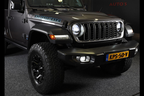 Jeep Wrangler UNLIMITED 4xe 380 RUBICON Sky One Touch / Verhoogd / 360 Camera / Leder / Acc / Leder / Navi / Led / Pdc / 17 Inch
