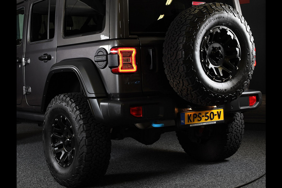 Jeep Wrangler UNLIMITED 4xe 380 RUBICON Sky One Touch / Verhoogd / 360 Camera / Leder / Acc / Leder / Navi / Led / Pdc / 17 Inch