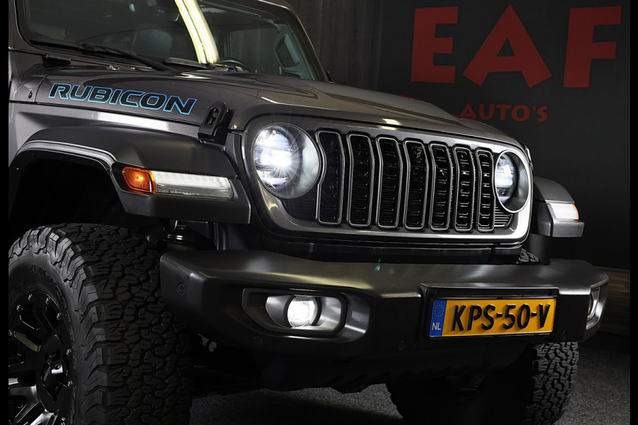 Jeep Wrangler UNLIMITED 4xe 380 RUBICON Sky One Touch / Verhoogd / 360 Camera / Leder / Acc / Leder / Navi / Led / Pdc / 17 Inch
