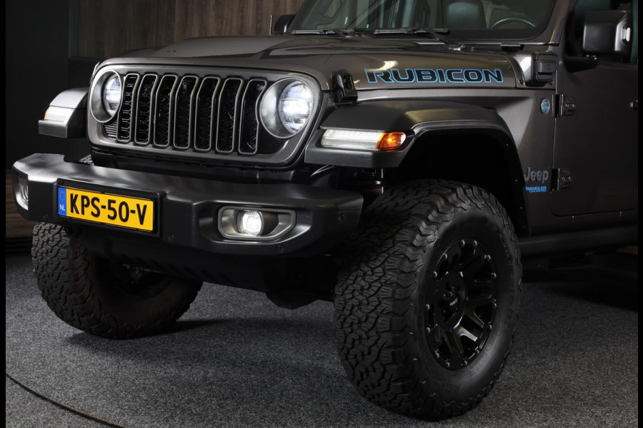 Jeep Wrangler UNLIMITED 4xe 380 RUBICON Sky One Touch / Verhoogd / 360 Camera / Leder / Acc / Leder / Navi / Led / Pdc / 17 Inch