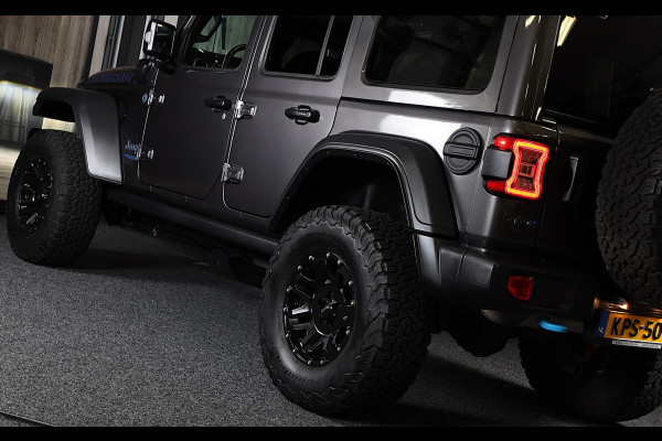 Jeep Wrangler UNLIMITED 4xe 380 RUBICON Sky One Touch / Verhoogd / 360 Camera / Leder / Acc / Leder / Navi / Led / Pdc / 17 Inch