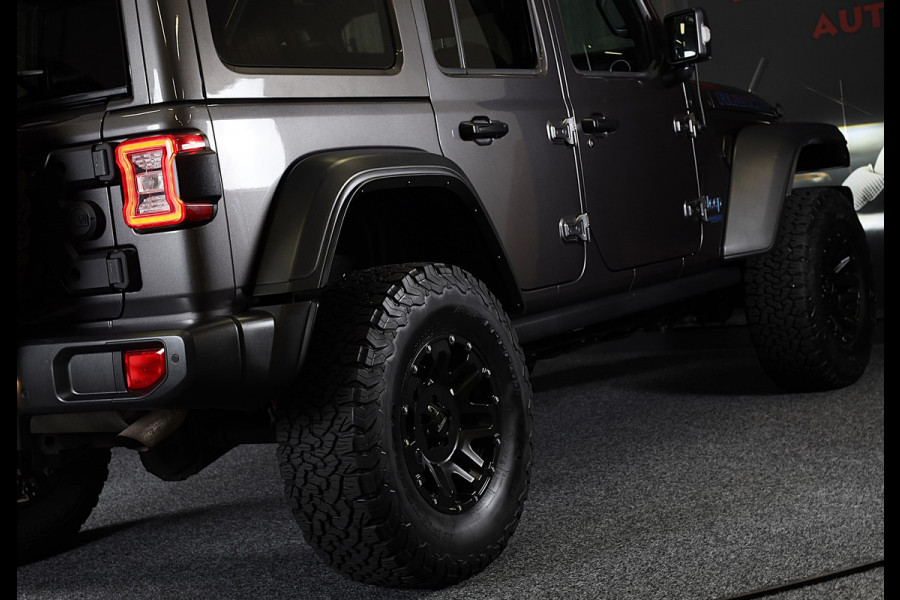 Jeep Wrangler UNLIMITED 4xe 380 RUBICON Sky One Touch / Verhoogd / 360 Camera / Leder / Acc / Leder / Navi / Led / Pdc / 17 Inch