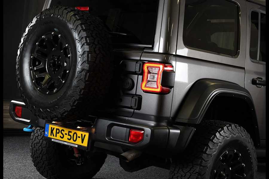 Jeep Wrangler UNLIMITED 4xe 380 RUBICON Sky One Touch / Verhoogd / 360 Camera / Leder / Acc / Leder / Navi / Led / Pdc / 17 Inch
