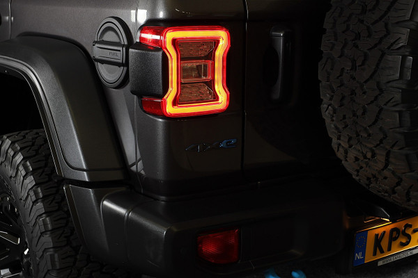 Jeep Wrangler UNLIMITED 4xe 380 RUBICON Sky One Touch / Verhoogd / 360 Camera / Leder / Acc / Leder / Navi / Led / Pdc / 17 Inch