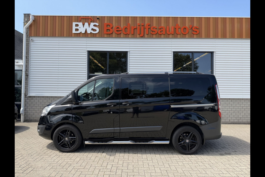 Ford Transit Custom Tourneo 310 2.0 TDCI 130pk L1H1 Titanium / vaste prijs rijklaar € 19.950 incl btw / euro 6 / zwart metallic / airco / cruise / navigatie / trekhaak / camera / isofix !