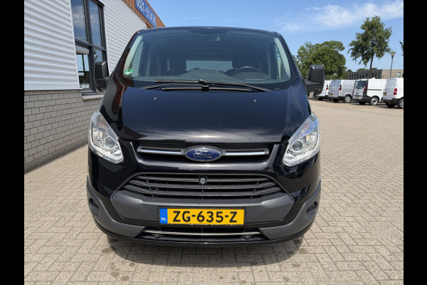 Ford Transit Custom Tourneo 310 2.0 TDCI 130pk L1H1 Titanium / vaste prijs rijklaar € 19.950 incl btw / euro 6 / zwart metallic / airco / cruise / navigatie / trekhaak / camera / isofix !