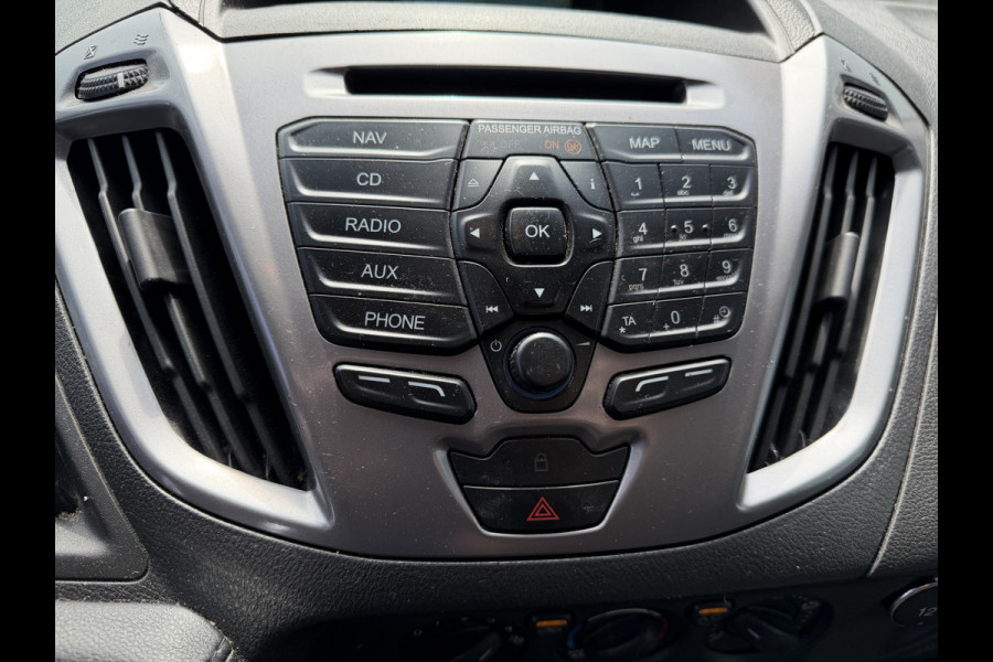 Ford Transit Custom Tourneo 310 2.0 TDCI 130pk L1H1 Titanium / vaste prijs rijklaar € 19.950 incl btw / euro 6 / zwart metallic / airco / cruise / navigatie / trekhaak / camera / isofix !