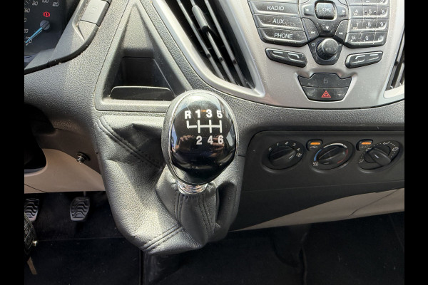 Ford Transit Custom Tourneo 310 2.0 TDCI 130pk L1H1 Titanium / vaste prijs rijklaar € 19.950 incl btw / euro 6 / zwart metallic / airco / cruise / navigatie / trekhaak / camera / isofix !