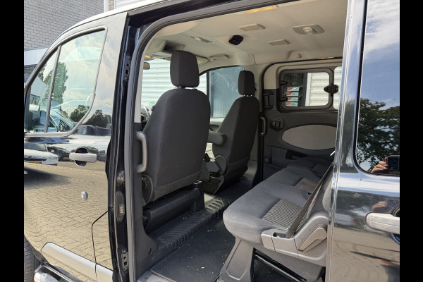 Ford Transit Custom Tourneo 310 2.0 TDCI 130pk L1H1 Titanium / vaste prijs rijklaar € 19.950 incl btw / euro 6 / zwart metallic / airco / cruise / navigatie / trekhaak / camera / isofix !