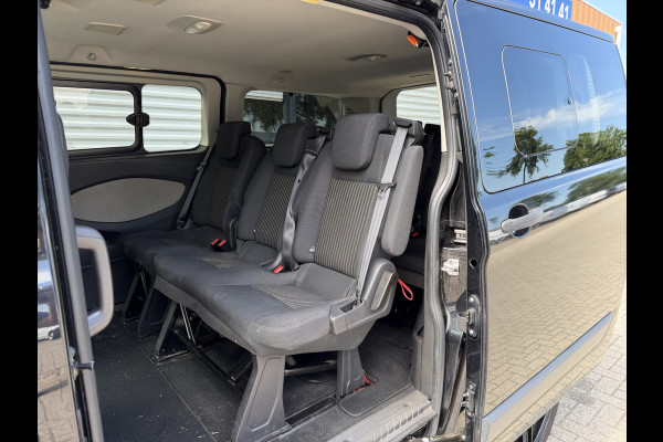Ford Transit Custom Tourneo 310 2.0 TDCI 130pk L1H1 Titanium / vaste prijs rijklaar € 19.950 incl btw / euro 6 / zwart metallic / airco / cruise / navigatie / trekhaak / camera / isofix !