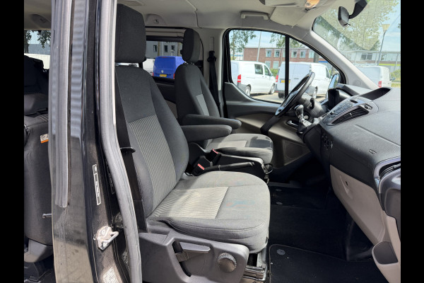 Ford Transit Custom Tourneo 310 2.0 TDCI 130pk L1H1 Titanium / vaste prijs rijklaar € 19.950 incl btw / euro 6 / zwart metallic / airco / cruise / navigatie / trekhaak / camera / isofix !