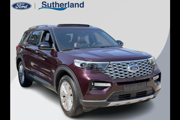 Ford Explorer 3.0 V6 EcoBoost PHEV Platinum | Afneembare trekhaak | Panoramadak | Bang&Olufsen | 360 graden camera | Stoelverwarming/koeling