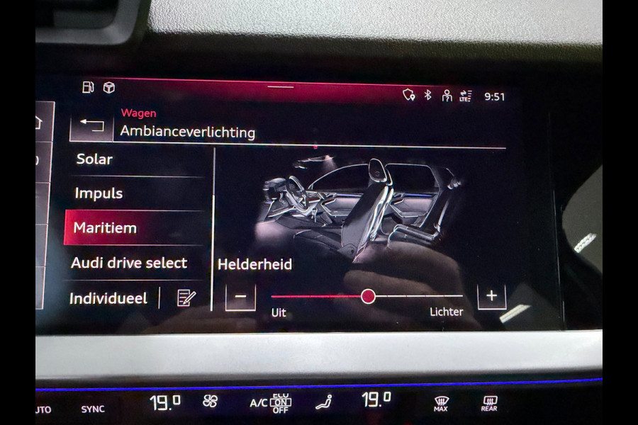 Audi A3 Sportback 45 TFSI e S edition Competition SOH 95% SFEERVERL/NAVI/V-COCKPIT/B&O/CARPLAY/ADAPT-CRUISE///