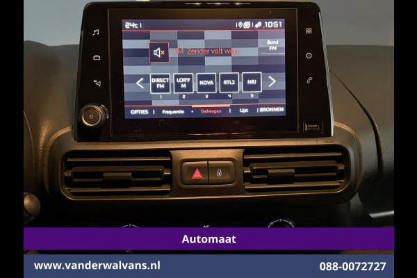 Citroën Berlingo 1.2 PureTech 130pk Automaat Benzine L1H1 Euro6 Airco | 3-Zits | Camera | Apple Carplay Cruisecontrol, Android Auto, Dakdragers, Parkeersensoren