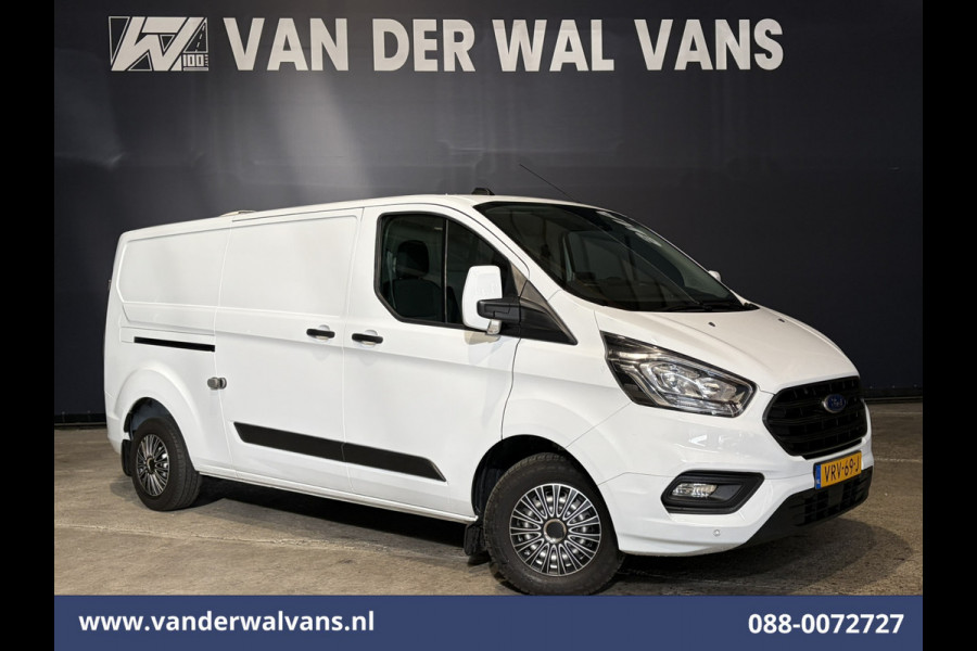 Ford Transit Custom 2.0 TDCI 130pk L2H1 Euro6 Airco | Camera | Apple Carplay | LED | Cruisecontrol | 2800kg Trekhaak Android Auto, Stoelverwarming, Verwarmde voorruit, Parkeersensoren