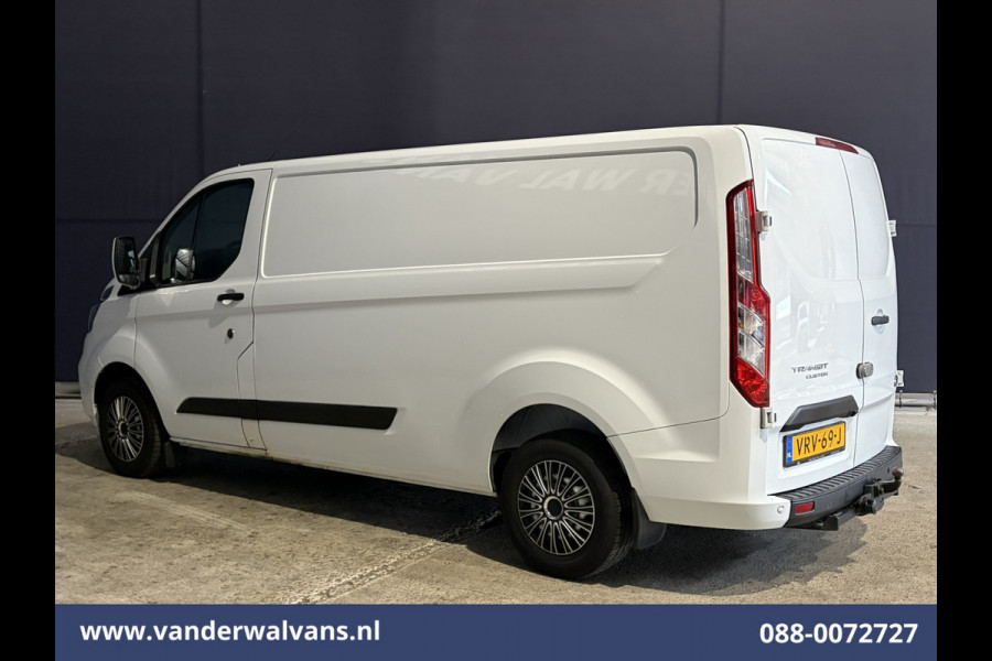 Ford Transit Custom 2.0 TDCI 130pk L2H1 Euro6 Airco | Camera | Apple Carplay | LED | Cruisecontrol | 2800kg Trekhaak Android Auto, Stoelverwarming, Verwarmde voorruit, Parkeersensoren