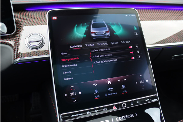 Mercedes-Benz S-Klasse AMG 63 S E Performance 'Edition 1' | 802pk | Keramisch | Burmester High End | Chauffeurspakket | Massage V+A | Entertainmentpakket Achter | Achterasbesturing | Stoelventilatie V+A | Vlakkenverwarming | Zonweringspakket |