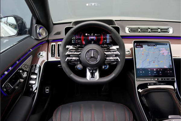 Mercedes-Benz S-Klasse AMG 63 S E Performance 'Edition 1' | 802pk | Keramisch | Burmester High End | Chauffeurspakket | Massage V+A | Entertainmentpakket Achter | Achterasbesturing | Stoelventilatie V+A | Vlakkenverwarming | Zonweringspakket |