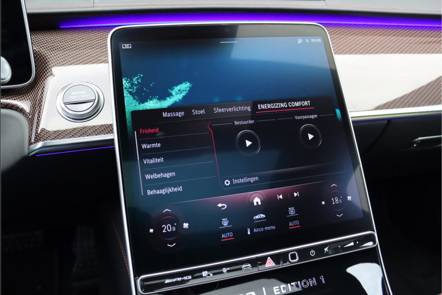 Mercedes-Benz S-Klasse AMG 63 S E Performance 'Edition 1' | 802pk | Keramisch | Burmester High End | Chauffeurspakket | Massage V+A | Entertainmentpakket Achter | Achterasbesturing | Stoelventilatie V+A | Vlakkenverwarming | Zonweringspakket |