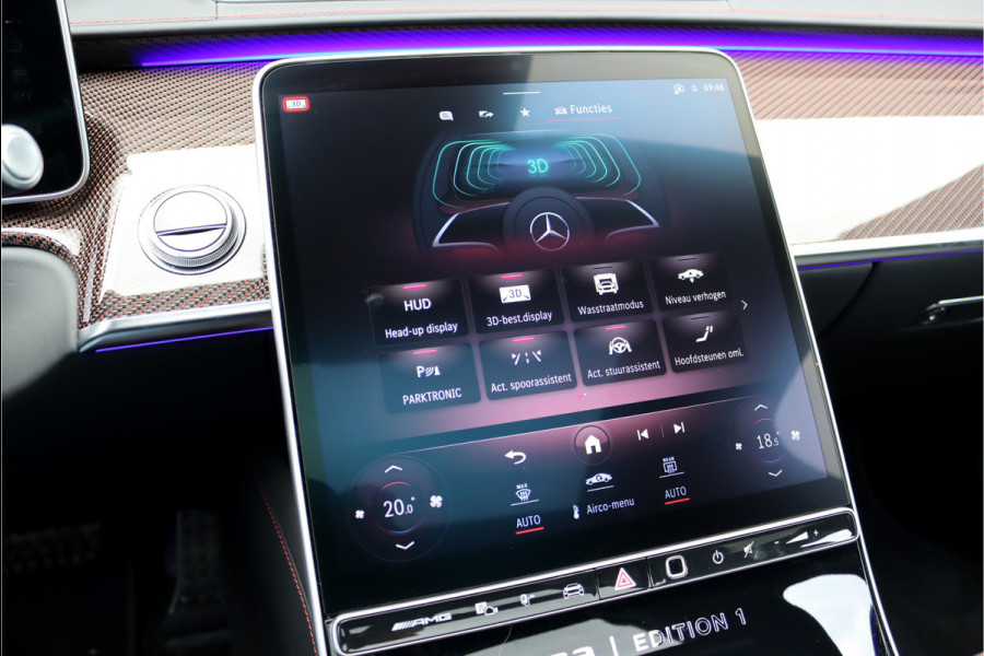 Mercedes-Benz S-Klasse AMG 63 S E Performance 'Edition 1' | 802pk | Keramisch | Burmester High End | Chauffeurspakket | Massage V+A | Entertainmentpakket Achter | Achterasbesturing | Stoelventilatie V+A | Vlakkenverwarming | Zonweringspakket |