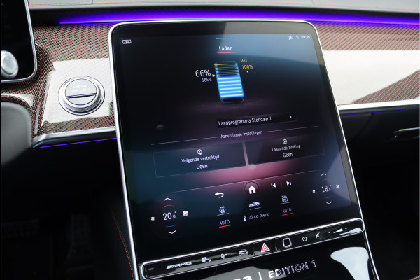 Mercedes-Benz S-Klasse AMG 63 S E Performance 'Edition 1' | 802pk | Keramisch | Burmester High End | Chauffeurspakket | Massage V+A | Entertainmentpakket Achter | Achterasbesturing | Stoelventilatie V+A | Vlakkenverwarming | Zonweringspakket |