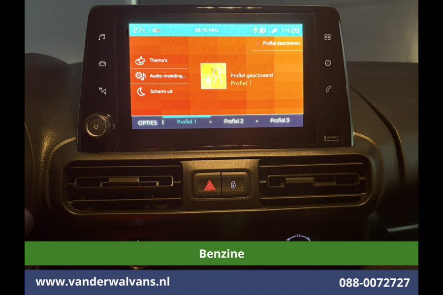 Citroën Berlingo 1.2 PureTech 130pk Automaat Benzine L1H1 Euro6 Airco | 3-Zits | Camera | Apple Carplay Android Auto, Cruisecontrol, Parkeersensoren