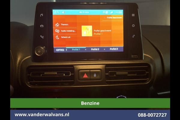Citroën Berlingo 1.2 PureTech 130pk Automaat Benzine L1H1 Euro6 Airco | 3-Zits | Camera | Apple Carplay Android Auto, Cruisecontrol, Parkeersensoren