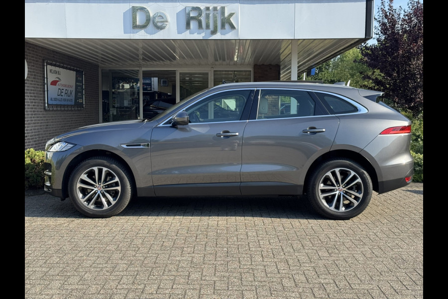 Jaguar F-Pace 2.0 Portfolio AWD 25t | Pano, Leder, Navi, Stoel+Stuurverw., Trekh., Carplay/Android | NAP | Dealeronderhouden |
