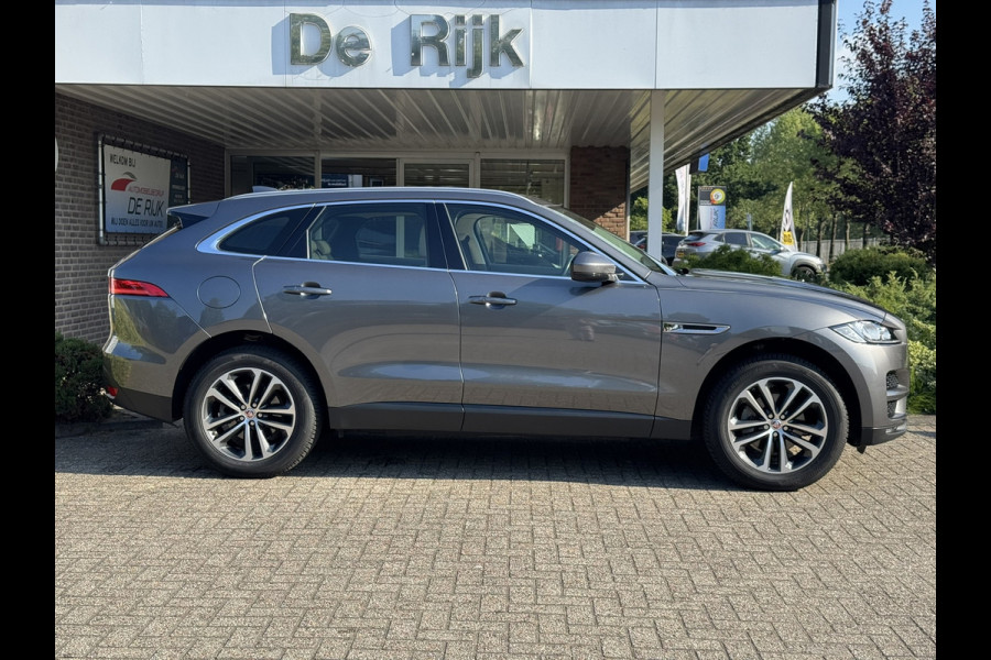 Jaguar F-Pace 2.0 Portfolio AWD 25t | Pano, Leder, Navi, Stoel+Stuurverw., Trekh., Carplay/Android | NAP | Dealeronderhouden |