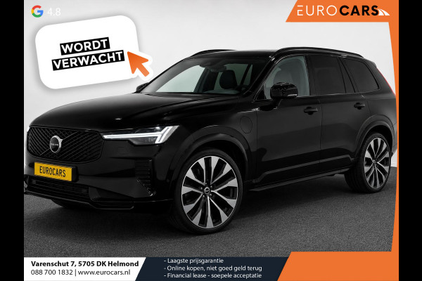 Volvo XC90 2.0 T8 Plug-in hybrid AWD Ultra Dark Panoramadak Navigatie Apple Carplay Android Auto 360 camera Parkeerhulp Adaptive Cruise Control Verwarmde en geventileerde voorstoelen Head-up-display Harman Kardon Premium Sound Memory stoelen met massagefunctie Climate Control Matrix-ledkoplampen