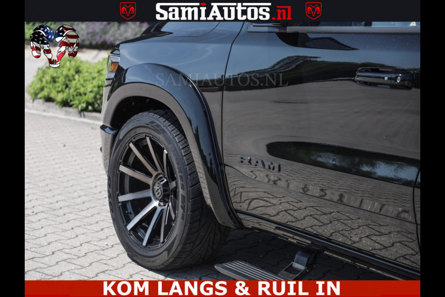 Dodge Ram LIMITED HULK | 5.7 V8 402PK HEMI | RAM VOL | HUD | LUCHTVERING | PANO | MWK KLEP | DC | 5 PERS | CREW CAB | DUBBELE CABINE | GRIJSKENETEKN | MEEST COMFORTABELE BEDRIJFSAUTO | | De specialist in Amerikaanse pick‑ups in Nederland en Europa.